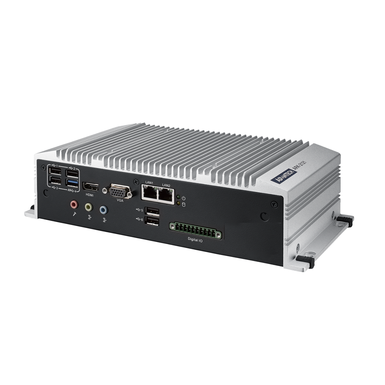 Advantech ARK-2121F neventiliuojamas kompiuteris, Intel Celeron keturių branduolių J1900 SoC su keliais įvesties / išvesties Advantech ARK-2121F neventiliuojamas kompiuteris, Intel Celeron keturių branduolių J1900 SoC su keliais įvesties / išvesties
