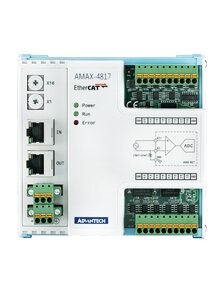 Advantech AMAX-4817 8-ch, 16-bit Isolated Analog Input EtherCAT Remote I/O Module 1 Advantech AMAX-4817 8-ch, 16-bit Isolated Analog Input EtherCAT Remote I/O Module 1