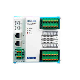 Advantech AMAX-4830 16 kanalų izoliuotas skaitmeninis įėjimas ir 16 kanalų izoliuotas skaitmeninis išėjimas EtherCAT nuotolinis įvesties/išvesties modulis