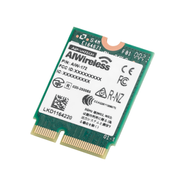 Advantech AIW-172BQ Pradinio lygio Wi-Fi 7 Key E sprendimas, pagrįstas QCC2072 Advantech AIW-172BQ Pradinio lygio Wi-Fi 7 Key E sprendimas, pagrįstas QCC2072