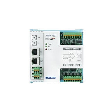 Advantech AMAX-4817 8 kanalų, 16 bitų izoliuotas analoginis įėjimas EtherCAT nuotolinis įvesties/išvesties modulis Advantech AMAX-4817 8 kanalų, 16 bitų izoliuotas analoginis įėjimas EtherCAT nuotolinis įvesties/išvesties modulis
