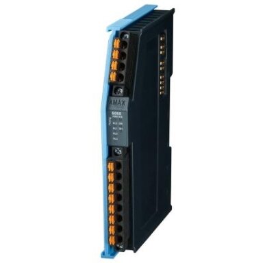 Advantech AMAX-5060 4 kanalų relės su 2 kanalų skaitmeninės įvesties EtherCAT Slice IO moduliu