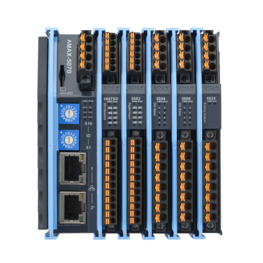 Advantech AMAX-5070 Modbus TCP jungtis su ID jungikliu, skyriaus IO modulis