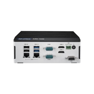 Advantech ARK-1222 Intel N97 ir x7433RE keturių branduolių kompiuterinis procesorius su dviem HDMI, dviem LAN, keturiais COM prievadais, skirtas kompiuteriui, neventiliuojamas ant DIN bėgelio Advantech ARK-1222 Intel N97 ir x7433RE keturių branduolių kompiuterinis procesorius su dviem HDMI, dviem LAN, keturiais COM prievadais, skirtas kompiuteriui, neventiliuojamas ant DIN bėgelio