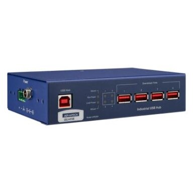 Advantech BB-UHR204 ULI-414I – Pramoninis USB 2.0 šakotuvas, 4 prievadai su tvirtai fiksuojamomis jungtimis Advantech BB-UHR204 ULI-414I – Pramoninis USB 2.0 šakotuvas, 4 prievadai su tvirtai fiksuojamomis jungtimis