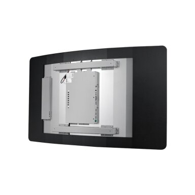 Advantech CRV-430WP „Advantech CRV-430WP“ turi 43 colių UHD C tipo lenktą LCD ekraną (1500R kreivumas). Palaiko 10 prisilietimų funkciją