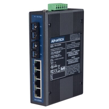 Advantech EKI-2526M 4FE+2FE ST daugiamodis nevaldomas Ethernet komutatorius Advantech EKI-2526M 4FE+2FE ST daugiamodis nevaldomas Ethernet komutatorius