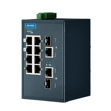 Advantech EKI-5629CI-MB 8FE+2G Combo valdomas Ethernet komutatorius, palaikantis Modbus/TCP, -40~75 ℃ Advantech EKI-5629CI-MB 8FE+2G Combo valdomas Ethernet komutatorius, palaikantis Modbus/TCP, -40~75 ℃