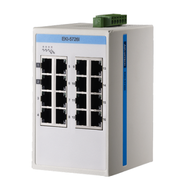 Advantech EKI-5726I 16GE nevaldomas Ethernet komutatorius, ATEX/C1D2, -40~75 ℃ Advantech EKI-5726I 16GE nevaldomas Ethernet komutatorius, ATEX/C1D2, -40~75 ℃