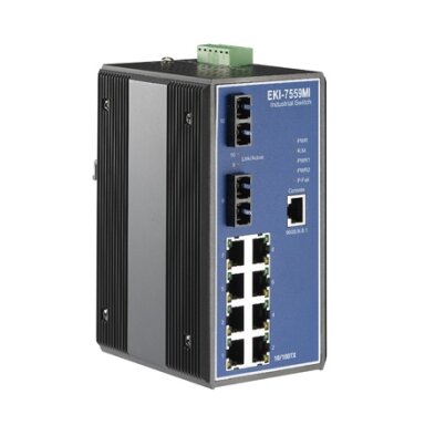 Advantech EKI-7559MI 8FE+2FE SC daugiamodis valdomas Ethernet komutatorius, -40~75 ℃ Advantech EKI-7559MI 8FE+2FE SC daugiamodis valdomas Ethernet komutatorius, -40~75 ℃
