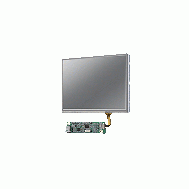 Advantech IDK-1105 5,7" VGA pramoninio ekrano komplektas su jutikliniu ekranu ir LVDS sąsaja