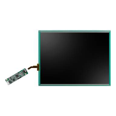Advantech IDK-1110 10,4" SVGA / XGA pramoninio ekrano komplektas su varžiniu / projektuojamuoju talpiniu jutikliniu ekranu