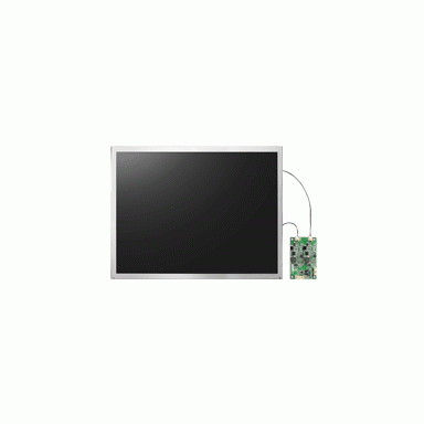 Advantech IDK-2112 12,1" SVGA ir XGA, 1200 cd/m² itin didelio ryškumo pramoninio ekrano komplektas su jutikliniu ekranu ir LVDS sąsaja