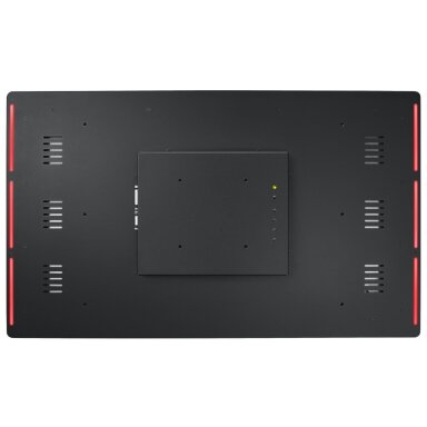 Advantech IDP31-270W 27 colių plokščias jutiklinis ekranas su aplinkine LED juosta, Full HD raiška ir įvairiomis įvesties jungtimis (VGA / DVI / DP)