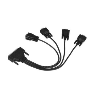 Advantech OPT4A 30 cm kabelis: DB-37 (kištukas) į 4x DB9 (kištukai) Advantech OPT4A 30 cm kabelis: DB-37 (kištukas) į 4x DB9 (kištukai)