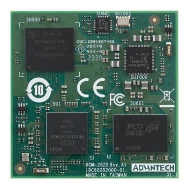 Advantech ROM-2820 NXP i.MX 93 Cortex-A55 OSM 1.1 kompiuteris modulyje Advantech ROM-2820 NXP i.MX 93 Cortex-A55 OSM 1.1 kompiuteris modulyje