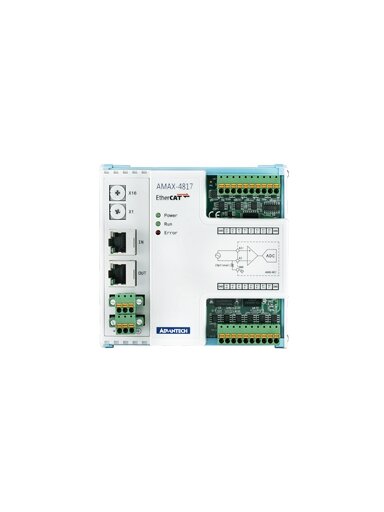 Advantech AMAX-4817 8-ch, 16-bit Isolated Analog Input EtherCAT Remote I/O Module