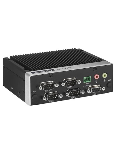 Advantech ARK-1125C Intel Atom Processor x7211E DC SoC with Four Serial Ports, HDMI, GbE, GPIO, Remote Switch, USB x4
