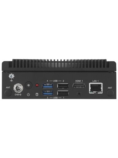 Advantech ARK-1125H Intel Processor N200 QC SoC with Dual HDMI, Dual GbE, Dual Serial Ports, Dual CANBus, Remote Switch, USB x4