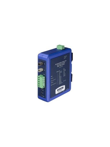 Advantech BB-FOSTCDRI ULI-211CI -Triple Isolated RS-232/422/485 (Terminal Block) to Multi-mode Fiber Converter (ST Connectors) DIN Rail Mounted