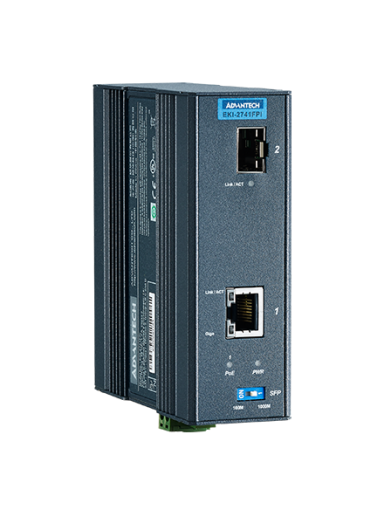 Advantech EKI-2741FPI 1GE PoE, SFP Injector ,IEEE802.3af/at, 24~48VDC, -40~75℃ Advantech EKI-2741FPI 1GE PoE, SFP Injector ,IEEE802.3af/at, 24~48VDC, -40~75℃