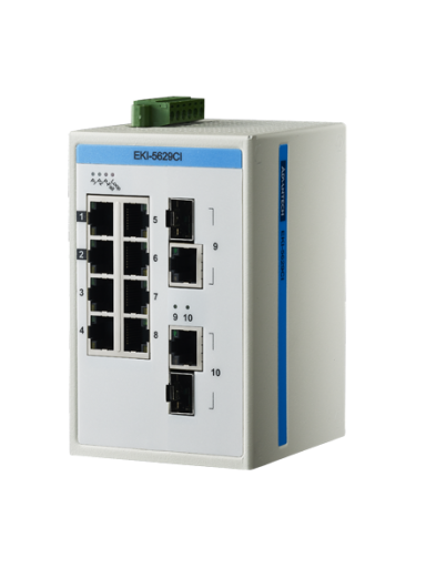 Advantech EKI-5629CI 8FE+2G Combo Unmanaged Ethernet Switch, ATEX/C1D2, -40~75℃ Advantech EKI-5629CI 8FE+2G Combo Unmanaged Ethernet Switch, ATEX/C1D2, -40~75℃