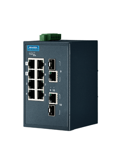 Advantech EKI-5629CI-MB 8FE+2G Combo Managed Ethernet Switch support Modbus/TCP, -40~75℃ Advantech EKI-5629CI-MB 8FE+2G Combo Managed Ethernet Switch support Modbus/TCP, -40~75℃