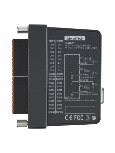 Advantech iDAQ-731 16-ch Isolated DI, 16-ch Isolated DO iDAQ Module