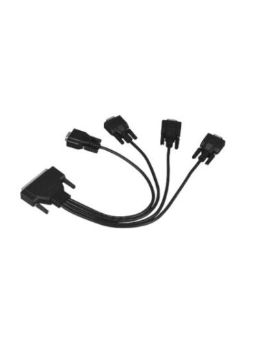 Advantech OPT4A 30cm Male DB-37 to 4x Male DB9 Cable