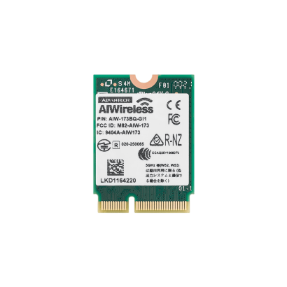 Advantech AIW-173 Aukščiausios klasės Wi-Fi 7 Key E sprendimas, pagrįstas WCN7851 Advantech AIW-173 Aukščiausios klasės Wi-Fi 7 Key E sprendimas, pagrįstas WCN7851