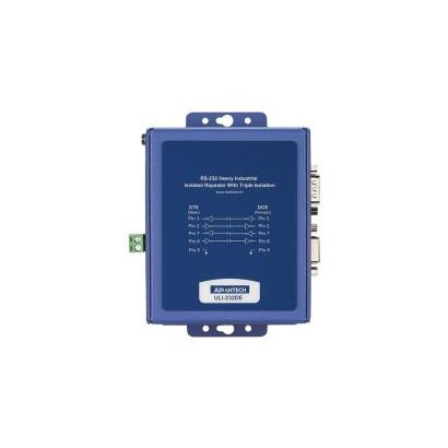 Advantech BB-232OPDRI-PH ULI-232DE – Ypač tvirtas pramoninis izoliuotas RS-232 (DB9 Male / Female) kartotuvas