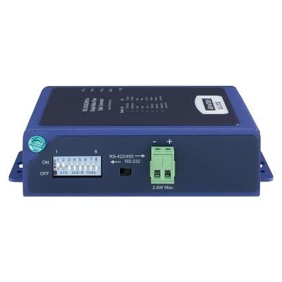Advantech BB-FOSTCDRI-PH-SC ULI-213E - Pramoninis RS-232/422/485 (terminalo blokas) į vienmodžio šviesolaidį (SC jungtis), metalinis korpusas, montuojamas ant skydelio