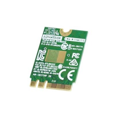 Advantech EWM-W159 802.11 ac/a/b/g/n + Bluetooth 5.0 2T2R M.2 2230 (A-E Key) plokštė Advantech EWM-W159 802.11 ac/a/b/g/n + Bluetooth 5.0 2T2R M.2 2230 (A-E Key) plokštė