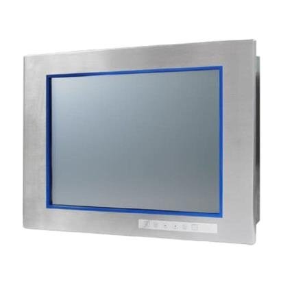 Advantech FPM-8151H 15 colių XGA pramoninis monitorius, skirtas pavojingoms vietoms, su 316L nerūdijančio plieno priekiniu skydeliu.