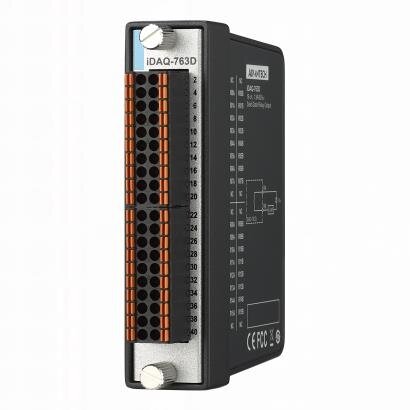 Advantech iDAQ-763D 16 kanalų iDAQ modulis su puslaidininkinių relių (SSR) išėjimais Advantech iDAQ-763D 16 kanalų iDAQ modulis su puslaidininkinių relių (SSR) išėjimais