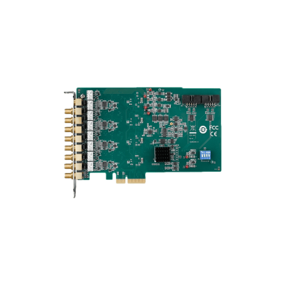 Advantech PCIE-1843 8/4 kanalų, 14 bitų, 20 MS/s kiekvienam kanalui PCI Express duomenų rinkimo (DAQ) plokštė su vienalaikiu analoginių įėjimų mėginių ėmimu