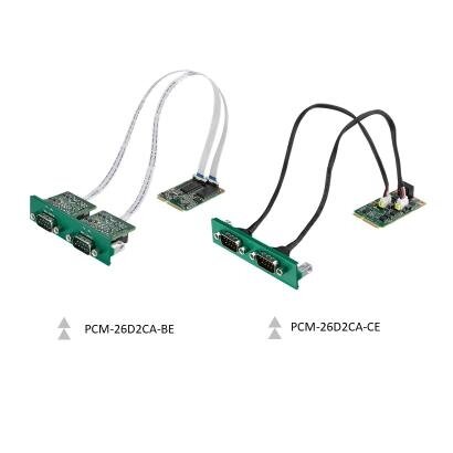 Advantech PCM-26D2CA iDoor modulis: 2 prievadų izoliuotas CANBus mPCIe, DB9