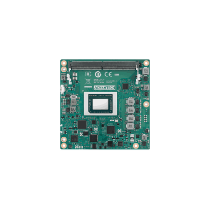 Advantech SOM-6874 AMD Ryzen AI Embedded P100 COM Express Compact 6 tipo modulis