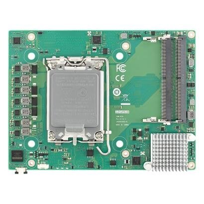 Advantech SOM-C350 13/12 kartos Intel Core procesoriai (Raptor Lake-S / Alder Lake-S) darbalaukio lizdo tipo CPU COM-HPC kliento C dydžio modulis