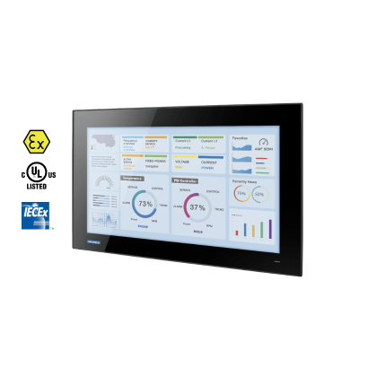 Advantech SPC-618WE 18,5 colio FHD TFT LED LCD jutiklinis kompiuteris su 13 kartos Intel® Core™ procesoriais ir ATEX sprogimo apsaugos sertifikatu