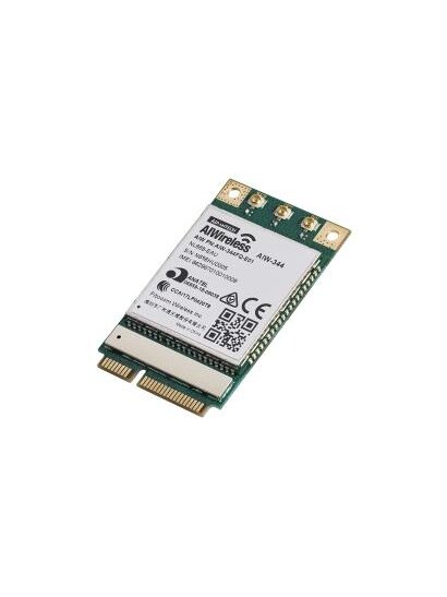 Advantech AIW-344 LTE Cat4+GNSS, Full-size mini-PCIe form factor, USB communication interface