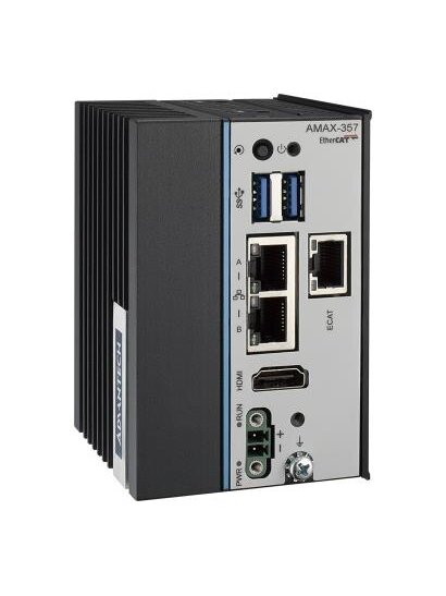 Advantech AMAX-357 Ultra Compact PC-based EtherCAT Controller with Intel Atom Processor, 64GB eMMC, 2 x LAN, 2 x USB and Slice IO expansion Advantech AMAX-357 Ultra Compact PC-based EtherCAT Controller with Intel Atom Processor, 64GB eMMC, 2 x LAN, 2 x USB and Slice IO expansion