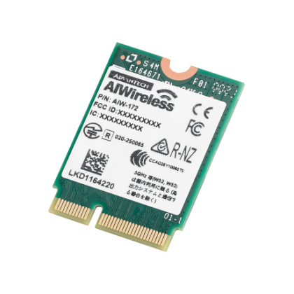 Advantech AIW-172BQ Pradinio lygio Wi-Fi 7 Key E sprendimas, pagrįstas QCC2072 Advantech AIW-172BQ Pradinio lygio Wi-Fi 7 Key E sprendimas, pagrįstas QCC2072