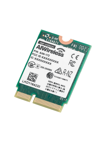 Advantech AIW-172BQ Entry-Level Wi-Fi 7 Key E solution based on QCC2072