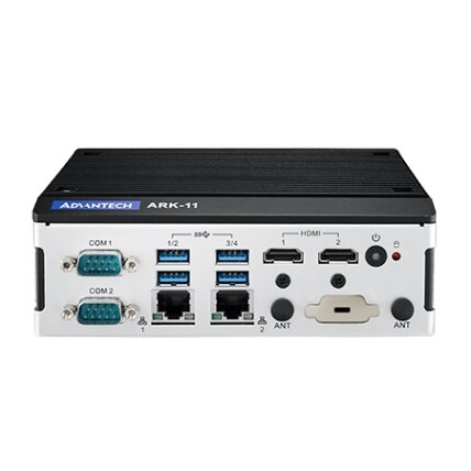 Advantech ARK-11 DIN-Rail neventiliuojamas Box kompiuteris, Intel Celeron N3350 nuolatinės srovės kompiuterinis procesorius su 4K dviejų HDMI / dviejų LAN / M.2 1 Advantech ARK-11 DIN-Rail neventiliuojamas Box kompiuteris, Intel Celeron N3350 nuolatinės srovės kompiuterinis procesorius su 4K dviejų HDMI / dviejų LAN / M.2 1