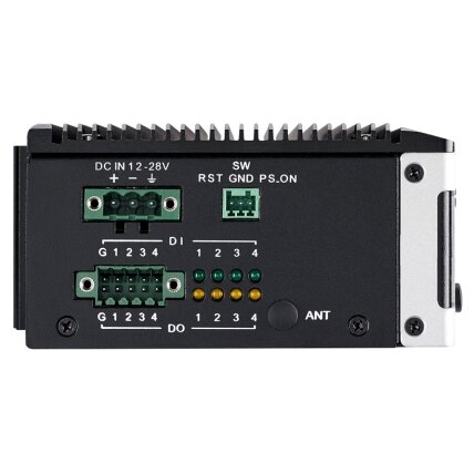 Advantech ARK-1220F DIN-Rail neventiliuojamas Box kompiuteris, Intel Atom E3940 QC SoC su izoliuotais GbE, COM ir DIO prievadais 1 Advantech ARK-1220F DIN-Rail neventiliuojamas Box kompiuteris, Intel Atom E3940 QC SoC su izoliuotais GbE, COM ir DIO prievadais 1