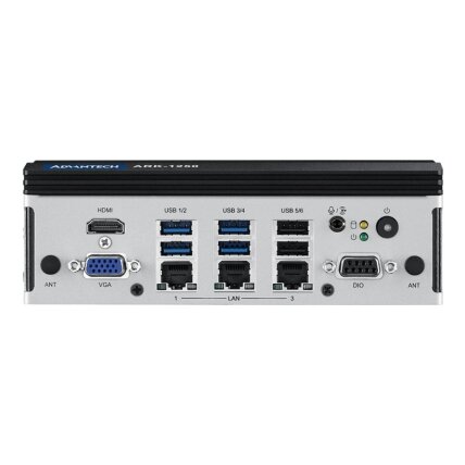 Advantech ARK-1250L DIN-Rail neventiliuojamas Box kompiuteris, Intel 11-os kartos Core i procesorius su trimis LAN / keturiais COM prievadais 3