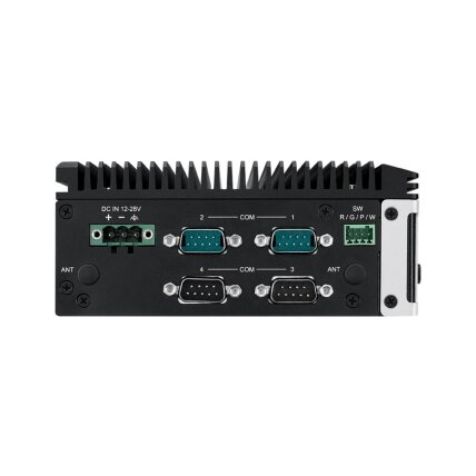 Advantech ARK-1251 Intel Core Ultra U serijos procesorius su trimis LAN, keturiais COM prievadais, HDMI, DP, GbE, GPIO, nuotoliniu jungikliu, 6 USB prievadais 2