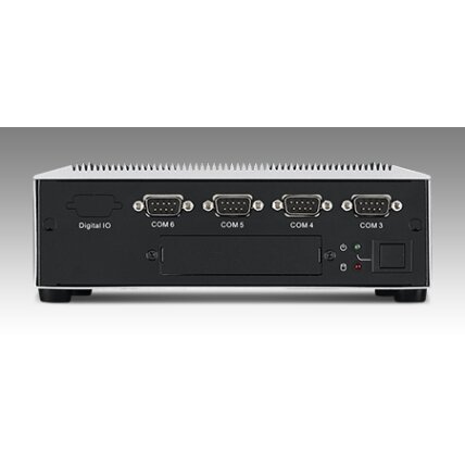 Advantech ARK-6322 Box neventiliuojamas kompiuteris, Intel Celeron keturių branduolių J1900 SoC su 6 COM ir 8 USB 2