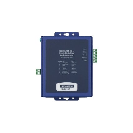 Advantech BB-FOSTCDRI-PH-SC ULI-213E - Pramoninis RS-232/422/485 (terminalo blokas) į vienmodžio šviesolaidį (SC jungtis), metalinis korpusas, montuojamas ant skydelio 2